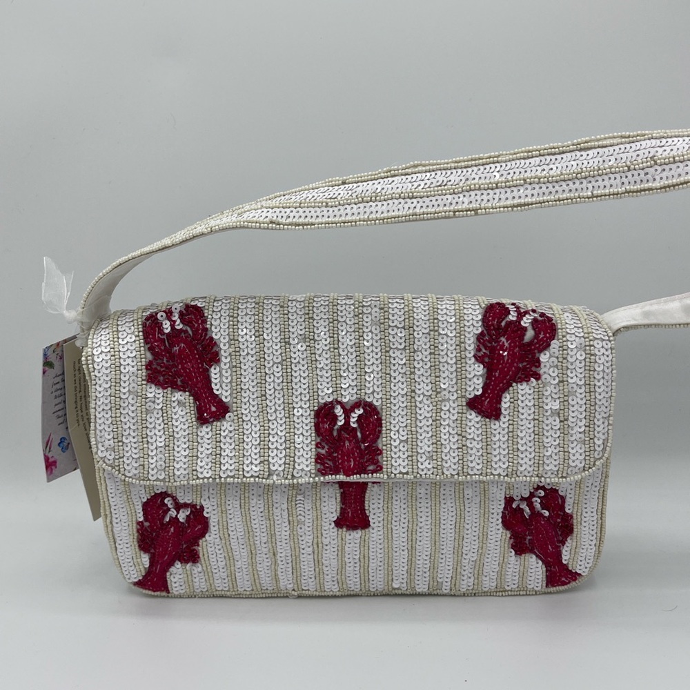 Lobster beaded bag made in India NWT TikTok Instagram Viral